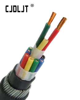 Copper core PVC insulated PVC sheathed steel wire armored control cable